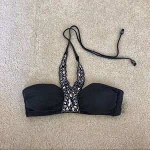 Dark grey bikini top 🤍